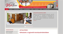 Desktop Screenshot of mediteam.hu