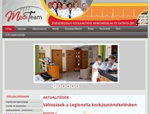 Tablet Screenshot of mediteam.hu